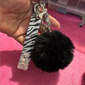 Zebra Print Card Grabber